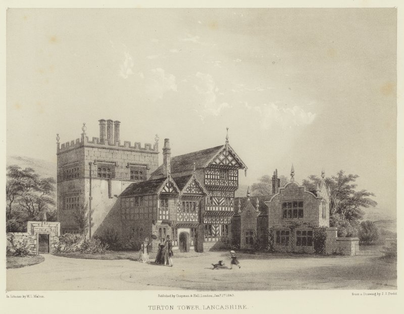Turton Tower, Lancashire da Joseph Josiah Dodd