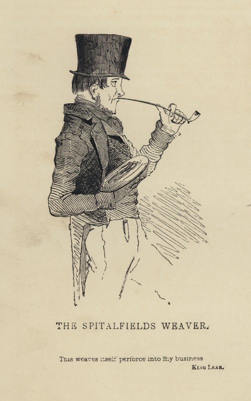 Kenny Meadows: Il Tessitore di Spitalfields da Joseph Kenny (after) Meadows