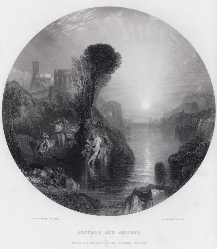 Bacco e Arianna da Joseph Mallord William (after) Turner