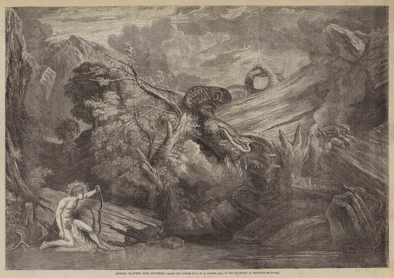 Apollo che uccide il Pitone da Joseph Mallord William Turner