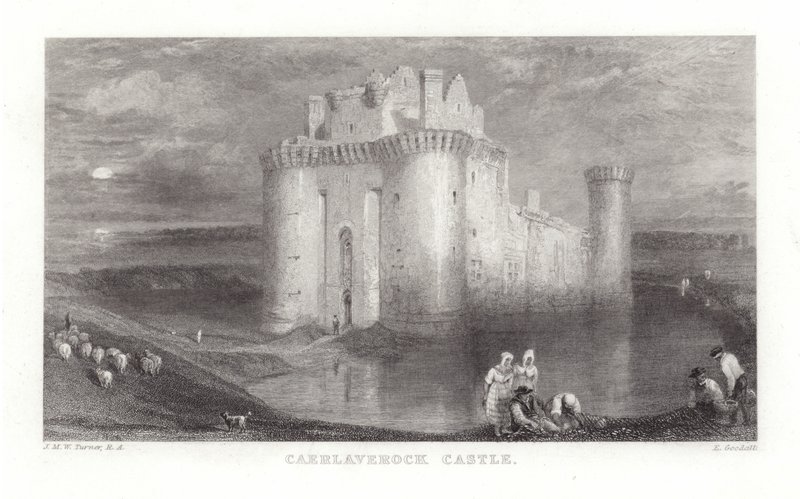 Castello di Caerlaverock da Joseph Mallord William Turner