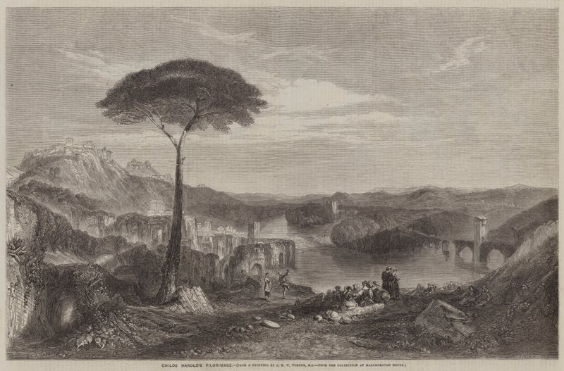 Il pellegrinaggio di Childe Harold da Joseph Mallord William Turner