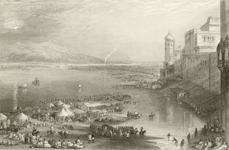 Pellegrini alla fiera sacra di Hurdwar da Joseph Mallord William Turner