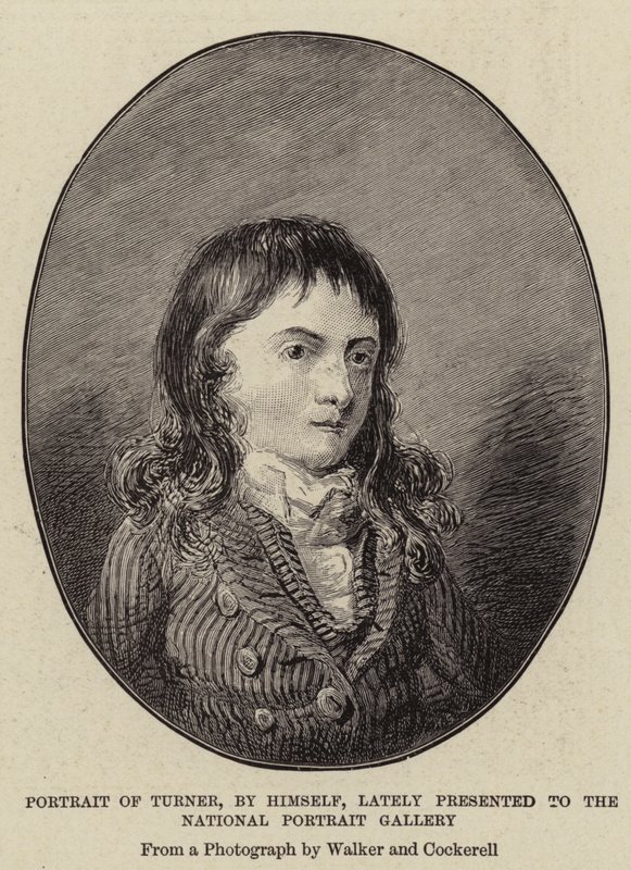 Ritratto di Turner, di se stesso, recentemente presentato alla National Portrait Gallery da Joseph Mallord William Turner