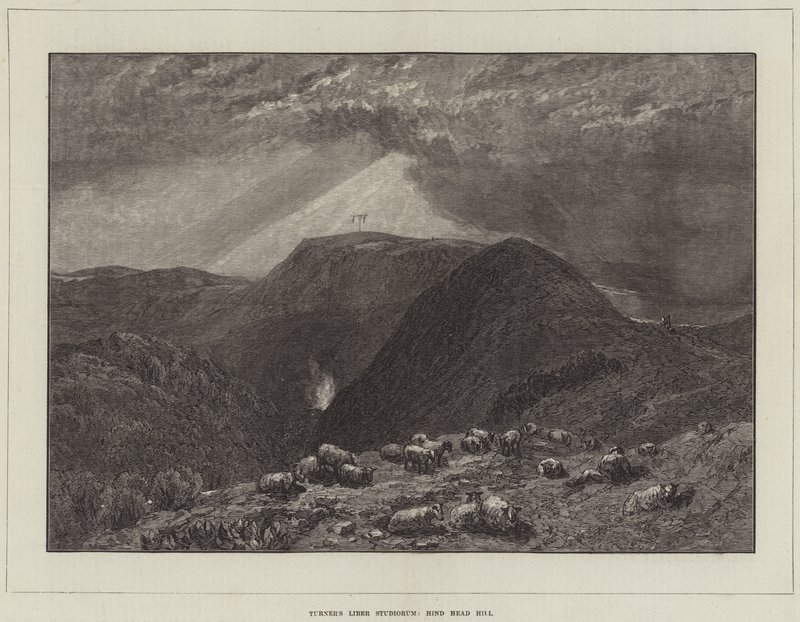 Liber Studiorum di Turner, Hind Head Hill da Joseph Mallord William Turner