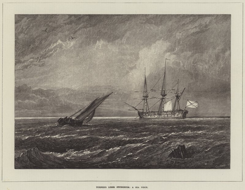 Liber Studiorum di Turner, un pezzo di mare da Joseph Mallord William Turner