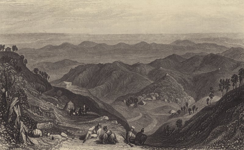 Mussoorie e il Doon, da Landour da after Joseph Mallord William Turner