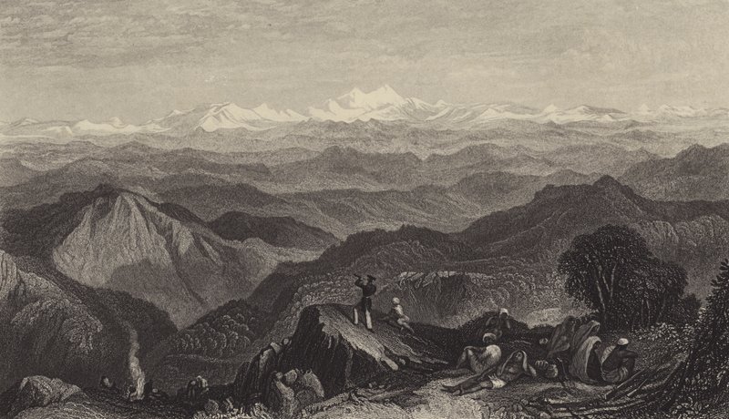 Catena Montuosa Nevosa, da Tyne o Marma da after Joseph Mallord William Turner