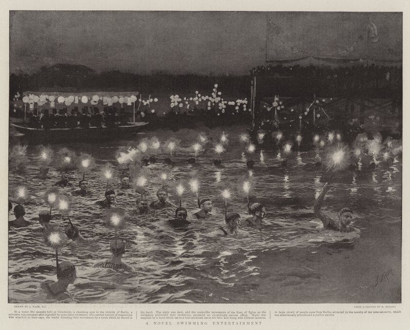 Un intrattenimento di nuoto sorprendente da Joseph Nash