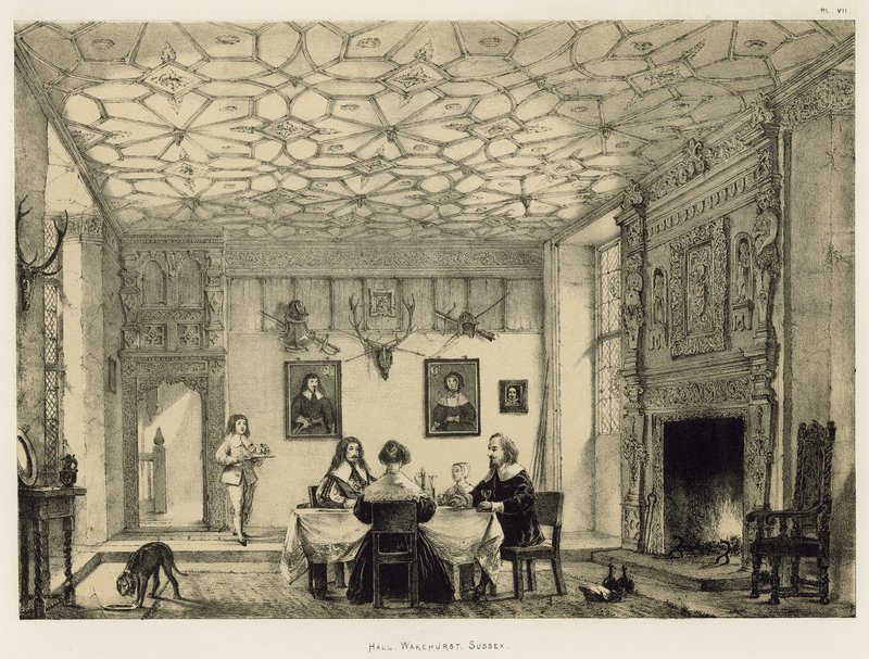Sala, Wakehurst, Sussex da Joseph Nash