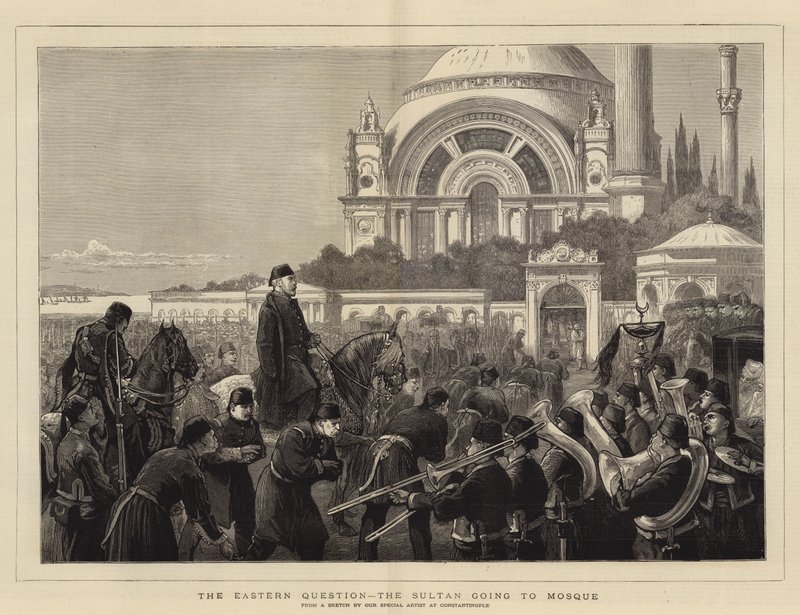 La questione orientale, il sultano che va alla moschea da Joseph Nash