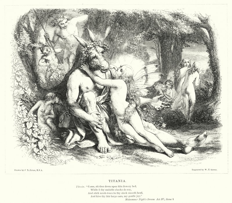 Titania da Joseph Noel Paton