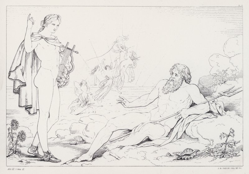 Prometeo Liberato di Shelley, Atto III, Scena 2 da Joseph Noel after Paton