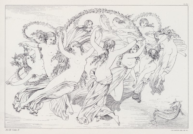 Prometeo Liberato di Shelley, Atto III, Scena 2 da Joseph Noel after Paton