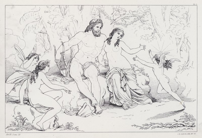 Prometeo Liberato di Shelley, Atto III, Scena 4 da Joseph Noel after Paton