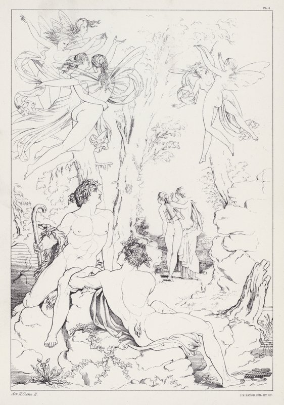 Prometeo Liberato di Shelley, Atto II, Scena 2 da Joseph Noel after Paton