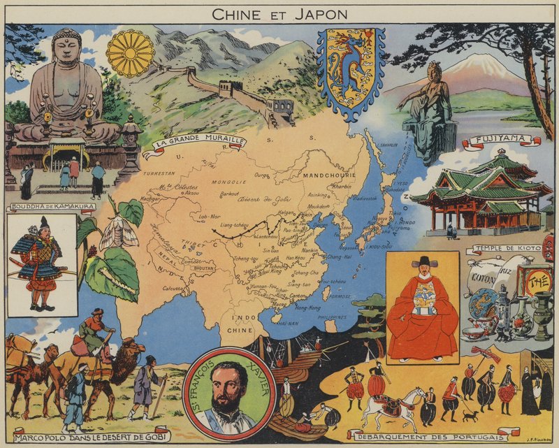 Cina e Giappone da Joseph Porphyre Pinchon