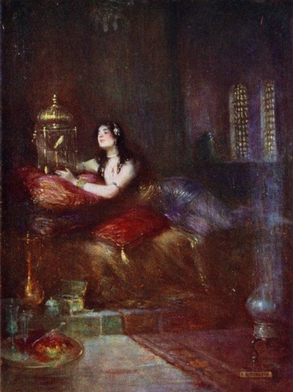 La sultana e il suo canarino da Joseph Ratcliffe Skelton