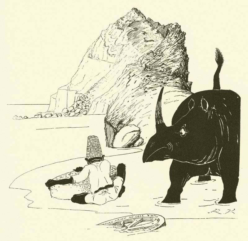 Il Parsee Inizia a Mangiare la Sua Torta da Joseph Rudyard (after) Kipling