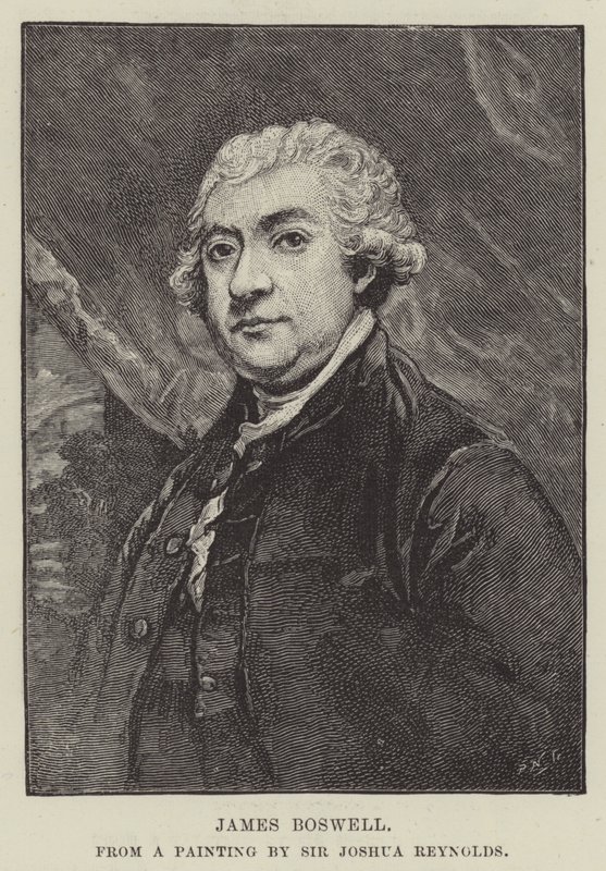 James Boswell da Joshua Reynolds
