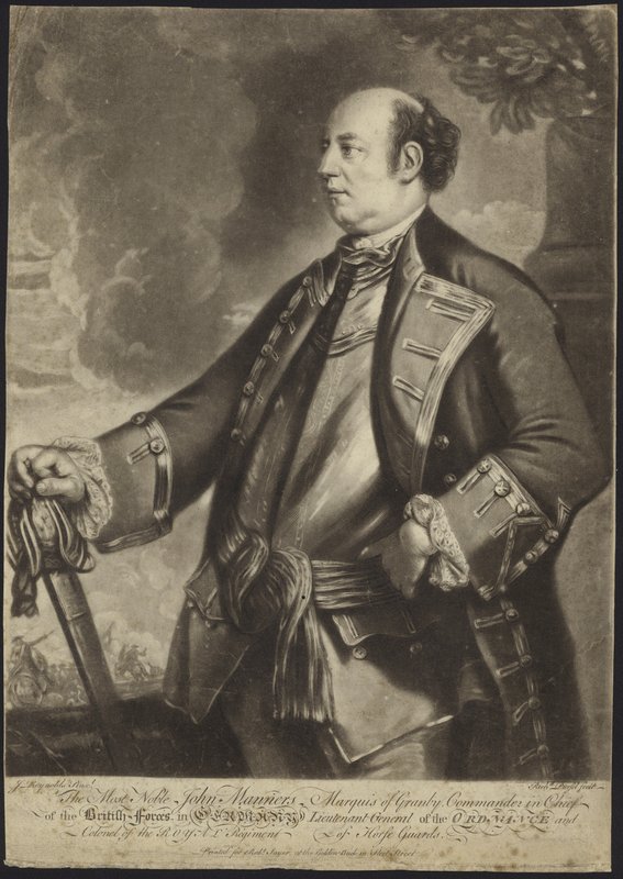 Ritratto del Tenente Generale John Manners da Joshua Reynolds