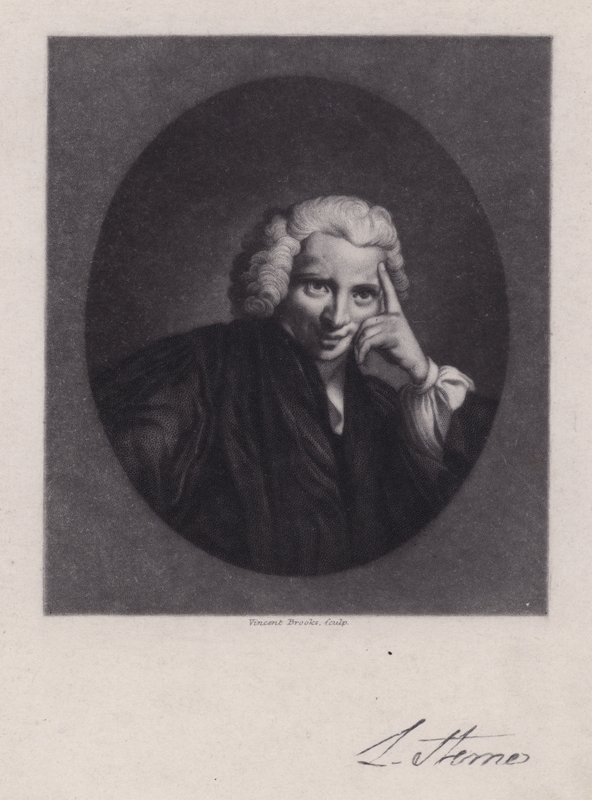 Laurence Sterne, scrittore e clero irlandese, autore di Tristram Shandy da Joshua (after) Reynolds