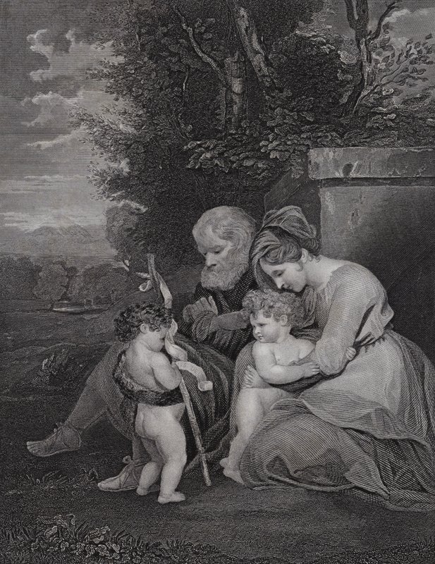 La Sacra Famiglia da Joshua (after) Reynolds