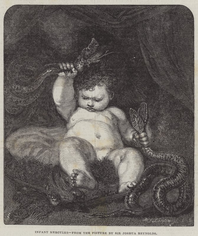 Ercole infante da Joshua Reynolds