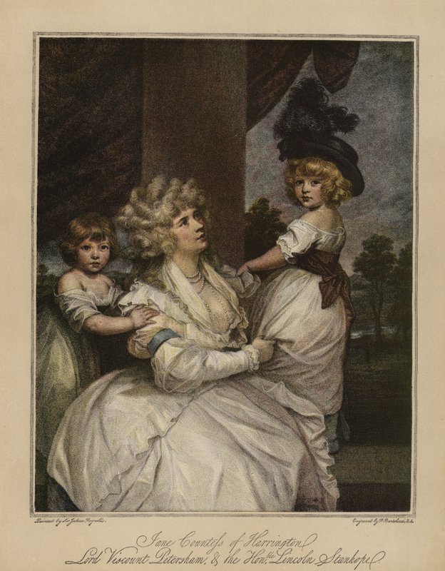 Jane Contessa di Harrington, Lord Visconte Petersham, e l