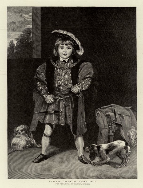 Master Crewe come Enrico VIII da Joshua Reynolds