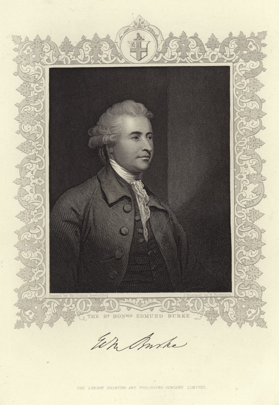 Ritratto di Edmund Burke da Joshua Reynolds