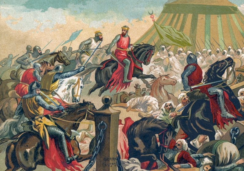 Battaglia di Las Navas de Tolosa da Juan Serra y Pausas