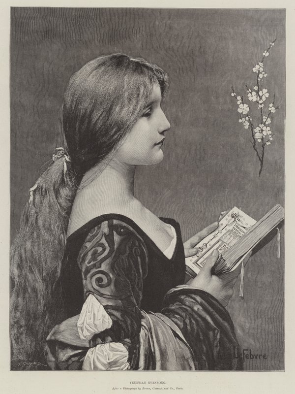 Canto serale veneziano da Jules Joseph Lefebvre