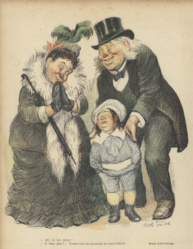 Illustrazione per Le Rire da Jules Abel Faivre