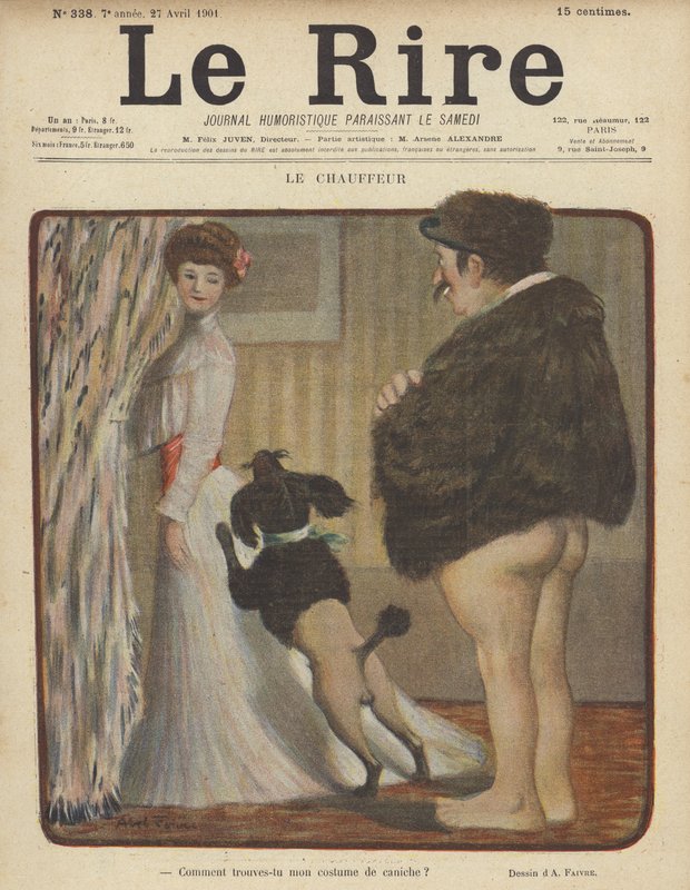 Illustrazione per Le Rire da Jules Abel Faivre