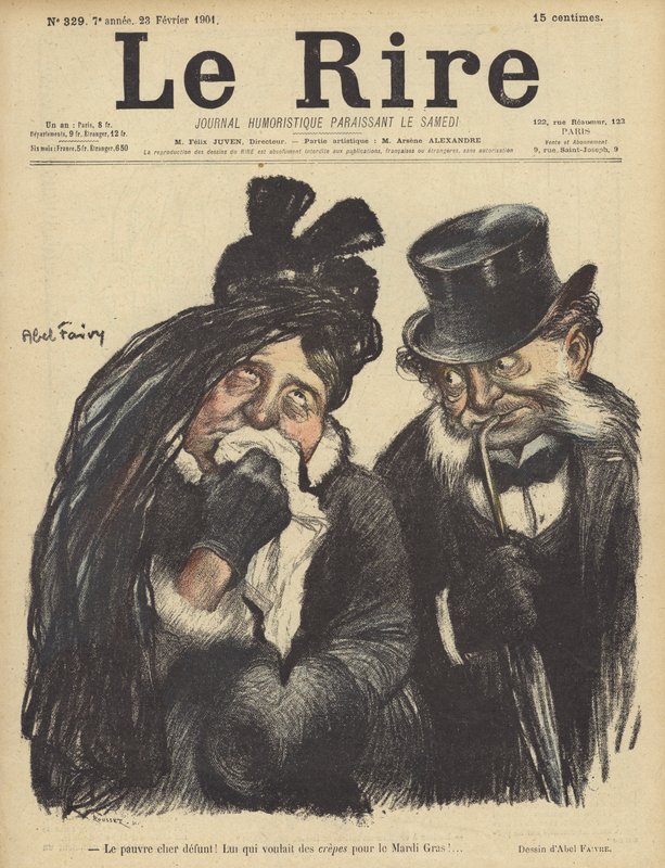 Illustrazione per Le Rire da Jules Abel Faivre