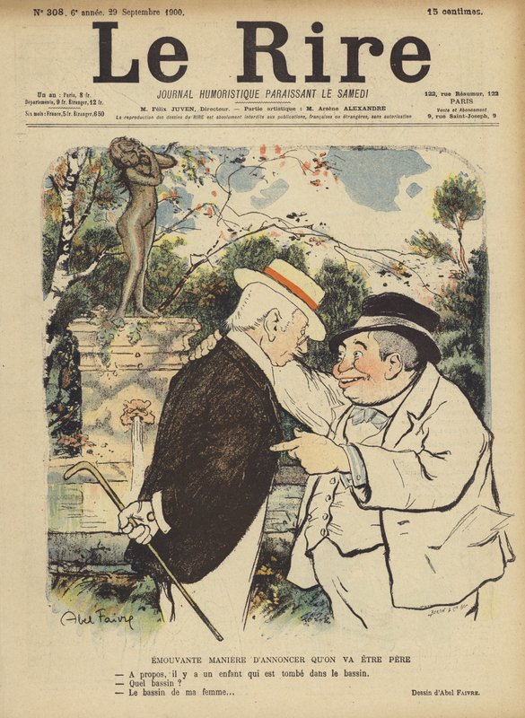 Illustrazione per Le Rire da Jules Abel Faivre