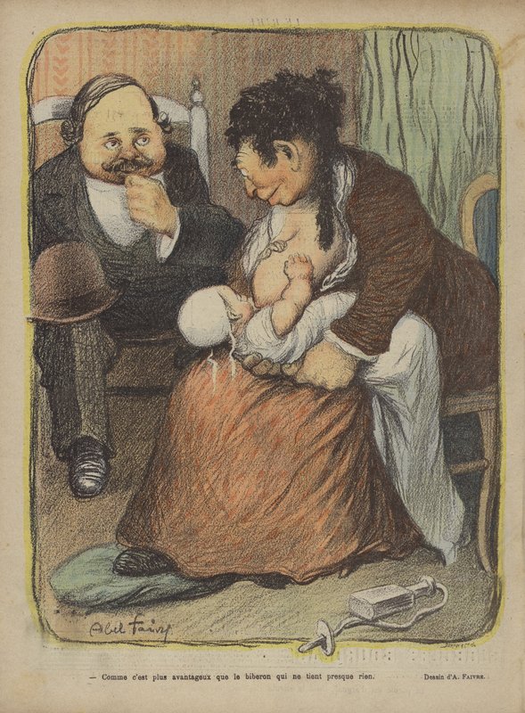 Illustrazione per Le Rire da Jules Abel Faivre