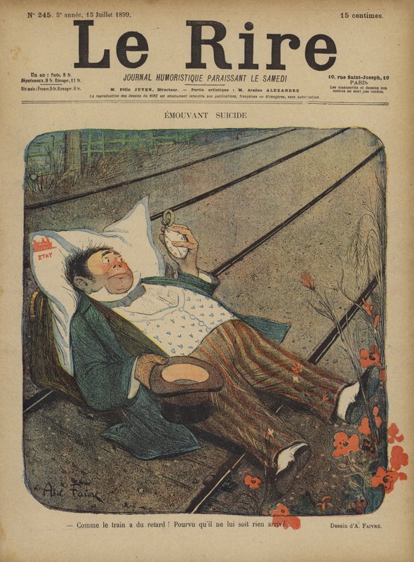 Illustrazione per Le Rire da Jules Abel Faivre