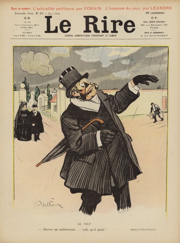Illustrazione per Le Rire da Jules Abel Faivre