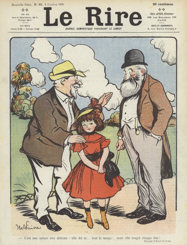 Illustrazione per Le Rire da Jules Abel Faivre