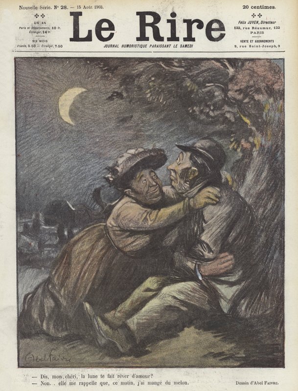 Illustrazione per Le Rire da Jules Abel Faivre