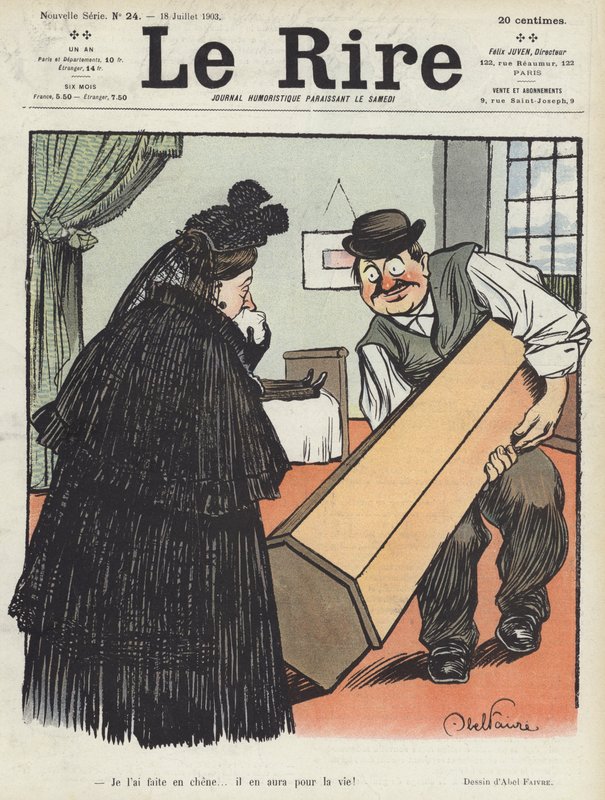 Illustrazione per Le Rire da Jules Abel Faivre