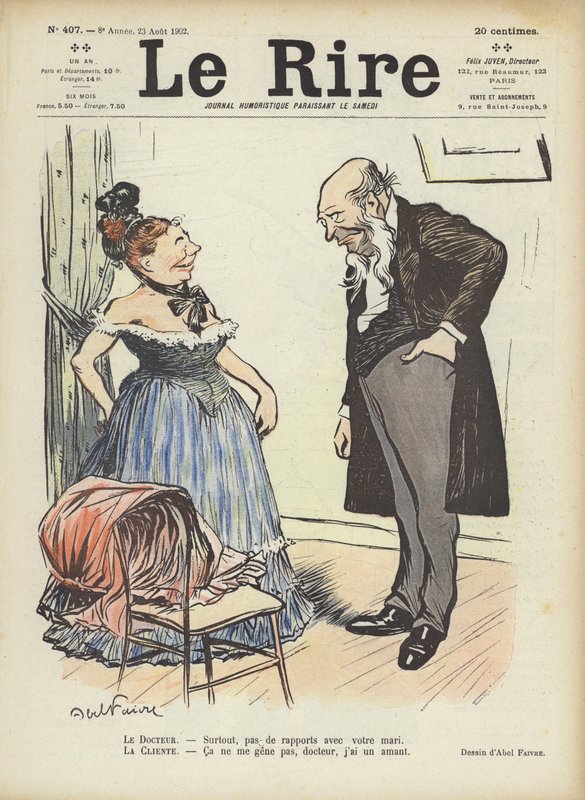 Illustrazione per Le Rire da Jules Abel Faivre