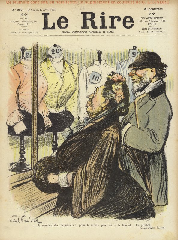 Illustrazione per Le Rire da Jules Abel Faivre