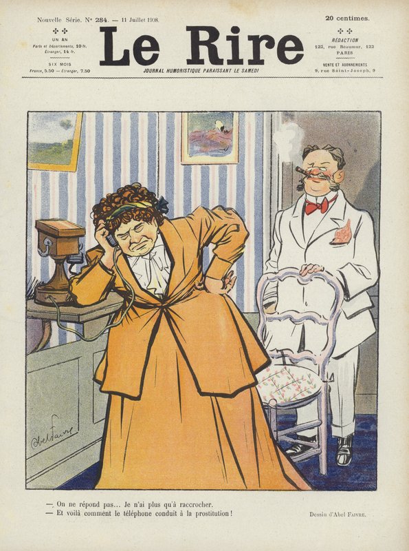 Illustrazione per Le Rire da Jules Abel Faivre