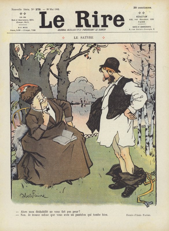 Illustrazione per Le Rire da Jules Abel Faivre