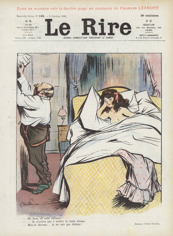 Illustrazione per Le Rire da Jules Abel Faivre