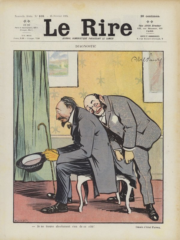 Illustrazione per Le Rire da Jules Abel Faivre