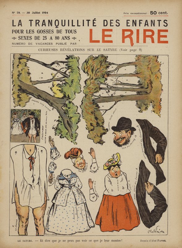 Illustrazione per Le Rire da Jules Abel Faivre